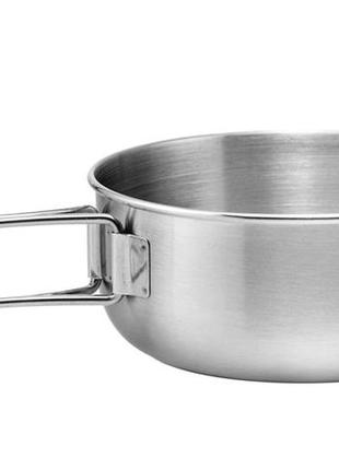 Миска туристична сталева terra incognita steel bol 500