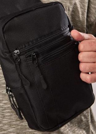 Качественная тактическая сумка с кобурой, мужская сумка черная из кордура мессенджер, тактический мессенджер8 фото