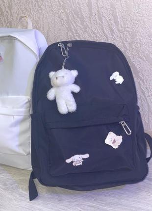 Рюкзак женский мужской для парней института для девочки девочек подростковый детский тедди теди сумка2 фото