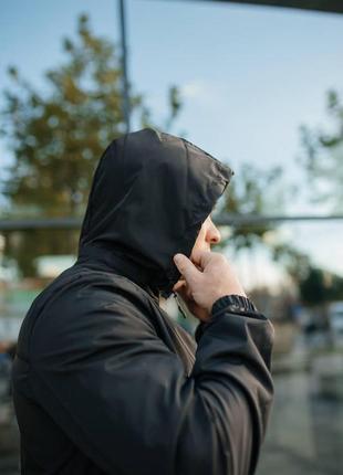 Ветровка мужская nike черная, весенняя куртка найк5 фото