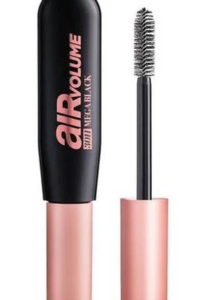 Туш для вій l'oreal paris air volume 30h mega black, 9.4 мл
