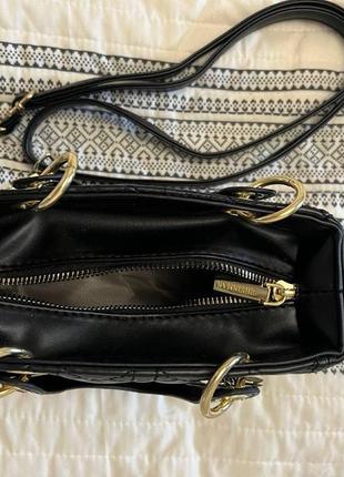Dior lady d-lite (black) / сумка леді діор чорна4 фото