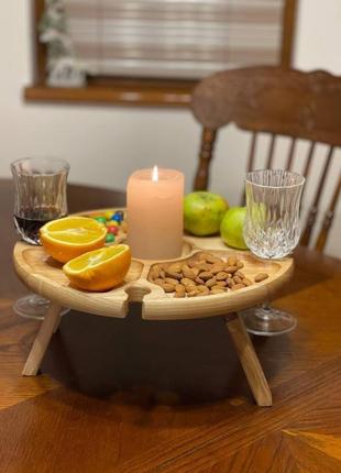 Винный столик для романтических вечеров4 фото