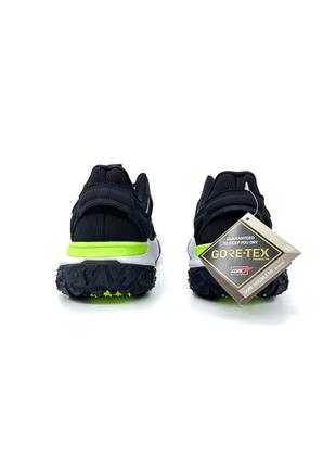 Кроссовки мужские nike acg mounth fly 2 low black white green4 фото