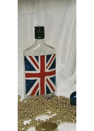 Пляшка "прапор великобританії"8 фото