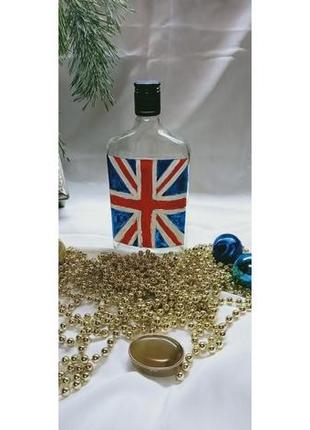 Бутылка "флаг великобритании"9 фото