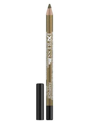 Олівець для очей express eye pencil 04 хакі металік make up farmasi