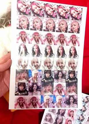 Наклейки k-pop кей поп stray kids (g)i-dle blackpink itzy nmixx и другие