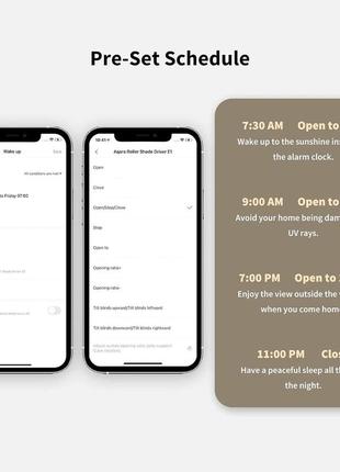 Контроллер для рулонных штор aqara roller shade driver e1 интеллектуальный с расписанием/голосовым управлением5 фото
