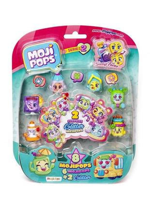 Набор фигурок moji pops s2 – сияющий сюрприз (8 фигурок)