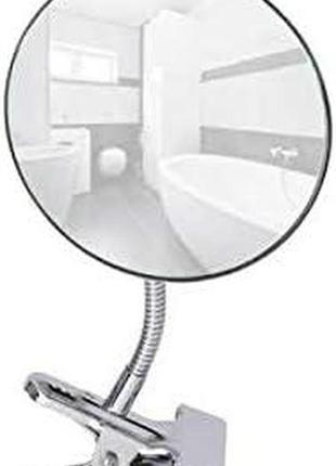 Косметичне дзеркало wenko 22195100 із сріблястої сталі на прищіпці (15 x 15 x 10 см)