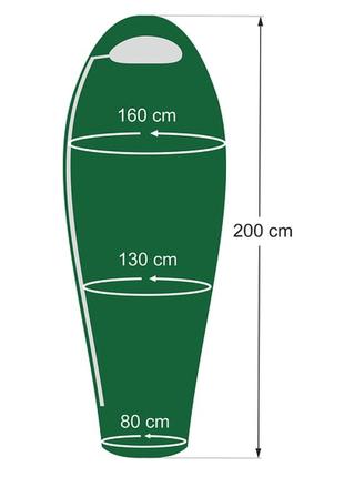 Спальний зимовий мішок олива7 фото