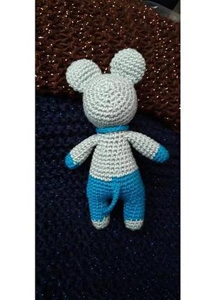 Вязаная мышка 3