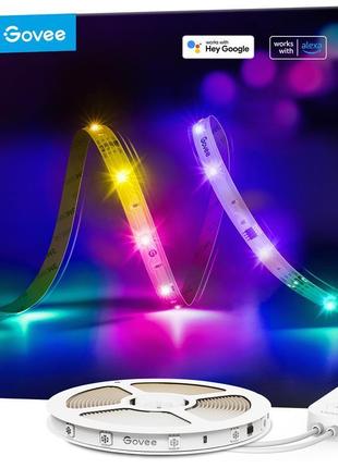 Стрічка світлодіодна розумна govee h618a rgbic basic wi-fi bluetooth led strip light 5м белый