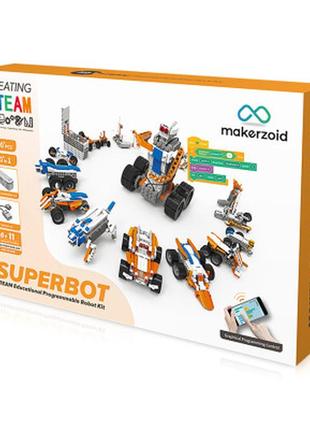 Конструктор makerzoid superbot educational building blocks (mkz-id-spb)