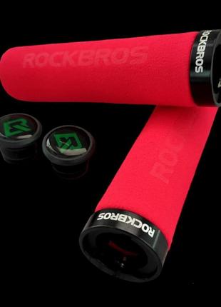 Грипсы <unk> грепсы с замком rockbros <unk> lock-on <unk> велосипедные ручки