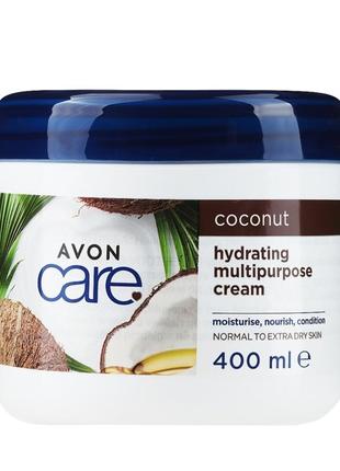 Крем для лица и тела " масло кокоса. восстановление "avon 400 ml.3 фото