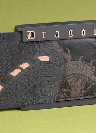 Чорний кардхолдер debbie dead dragon black cardholder8 фото