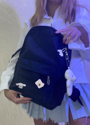 Рюкзак жіночий чоловічий для хлопців інституту для дівчинки дівчаток підлітковий дитячий тедді-сумка6 фото