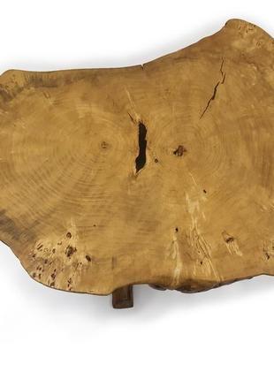 Кавовий столик з цільного дерева осокора