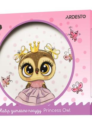 Ardesto набір дитячого посуду princess owl 3 пр., порцеляна2 фото