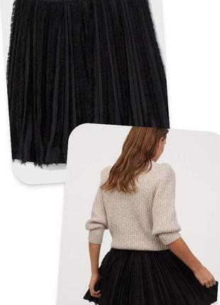 Брендовая стильная юбка h&m этикетка2 фото