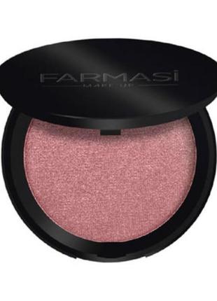 Румяна tender blush on 18 розовая лилия/shimmer effect 5 г  farmasi1 фото