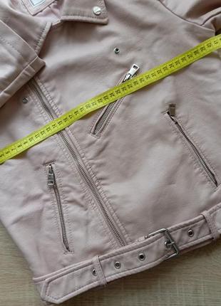 Розовая куртка косуха, курточка на весну, лето2 фото