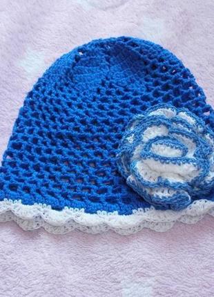 Детская ажурная шапочка
