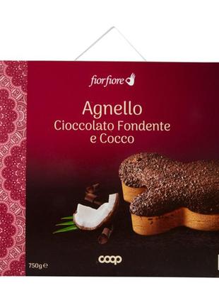 Коломба agnello cioccolato fondente e cocco, 750 г (код: 06927)1 фото