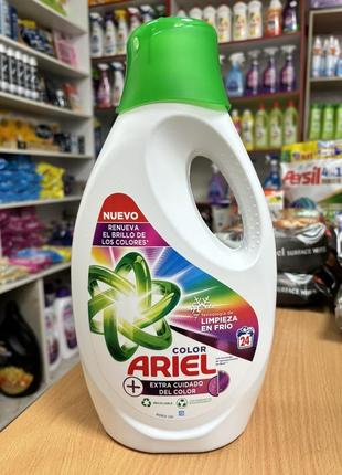 Гель для стирки ariel color 1200 ml, италия.