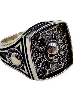 Кольцо мужское инквизитор инсигния вархамер ring inquisitor wh40k, код iwk, серебро 925 пробы