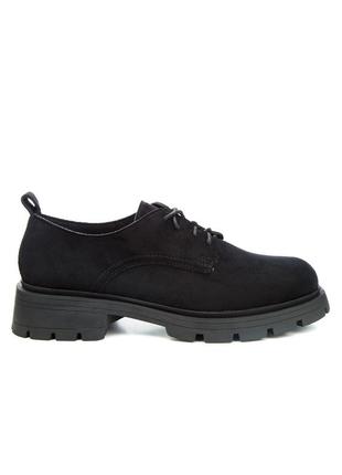 Жіночі туфлі 16941 чорні велюр