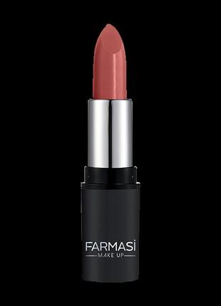 Матовая помада matte rouge 14, природная нежность  4 г farmasi