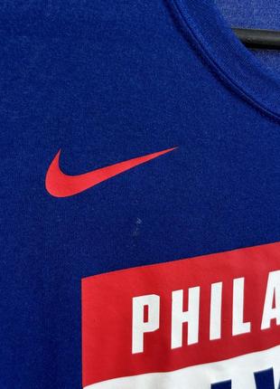 Nike nba philadelphia 76ers dry tee rush blue7 фото