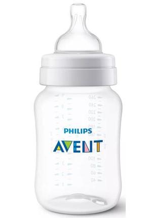 Philips пляшечка avent для годування анти-колік , 260 мл, 1 шт5 фото