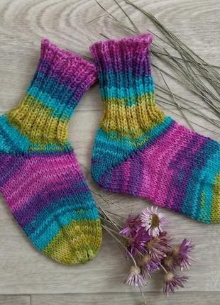 Шкарпетки дитячі вязані1 фото