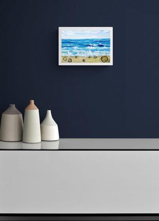 Картина маслом морская волна, морская картина, море картина маслом, авторская живопись8 фото