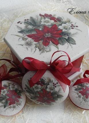 Подарочный набор ′рождественский цветок′