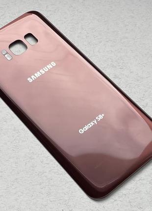 Galaxy s8 plus pink задняя стеклянная крышка красного цвета для ремонта
