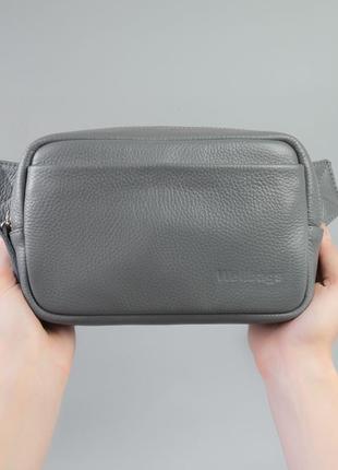 Waist bag leon gray (артикул: wb020)1 фото