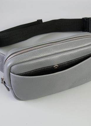 Waist bag leon gray (артикул: wb020)2 фото