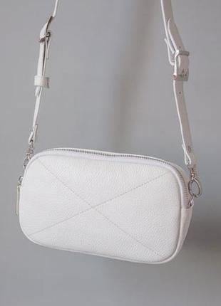 Sandra waist bag white (артикул: wb021.12)6 фото