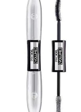 Тушь l'oreal paris double pro xxl volume для объема ресниц, black, 13.6 мл