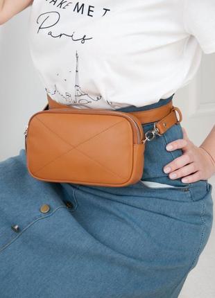 Sandra waist bag vinous (артикул: wb021.14)5 фото