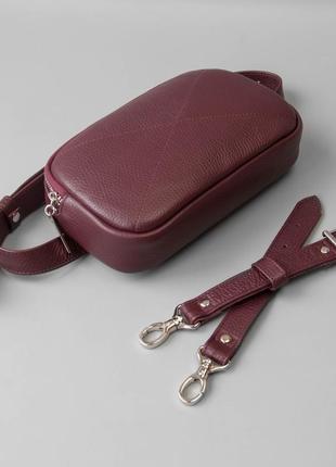 Sandra waist bag vinous (артикул: wb021.14)3 фото