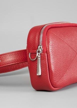 Sandra waist bag red (артикул: wb021.15)5 фото