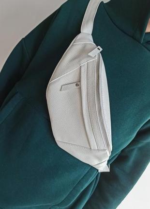 Waist bag lindis white (артикул: wb015.2)9 фото