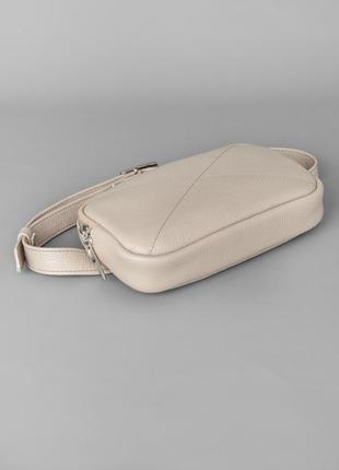 Sandra waist bag beige nude (артикул: wb021.16)7 фото