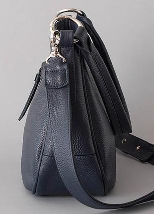Hobo bag "valencia" blue (артикул: w064.6)4 фото